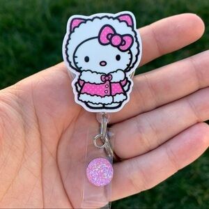 Cute Hello Kitty Badge Holder